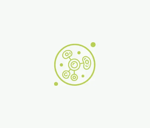 Cell therapy illustration – cellular network structure for autologous and allogeneic regenerative medicine