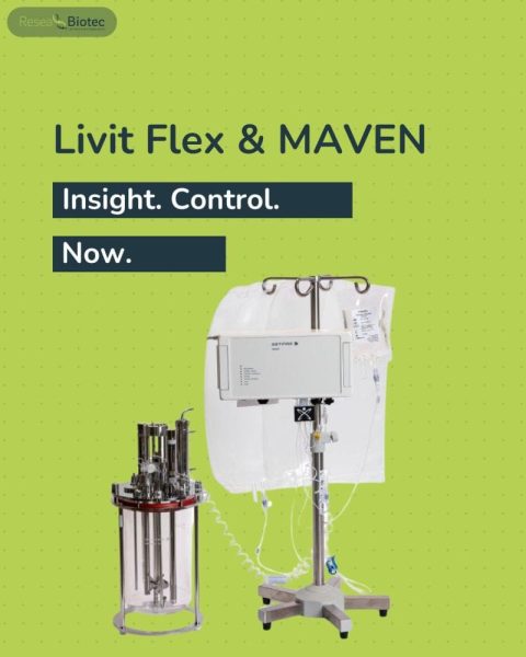 Real-time glucose and lactate monitoring with Repligen MAVEN on Livit Flex
