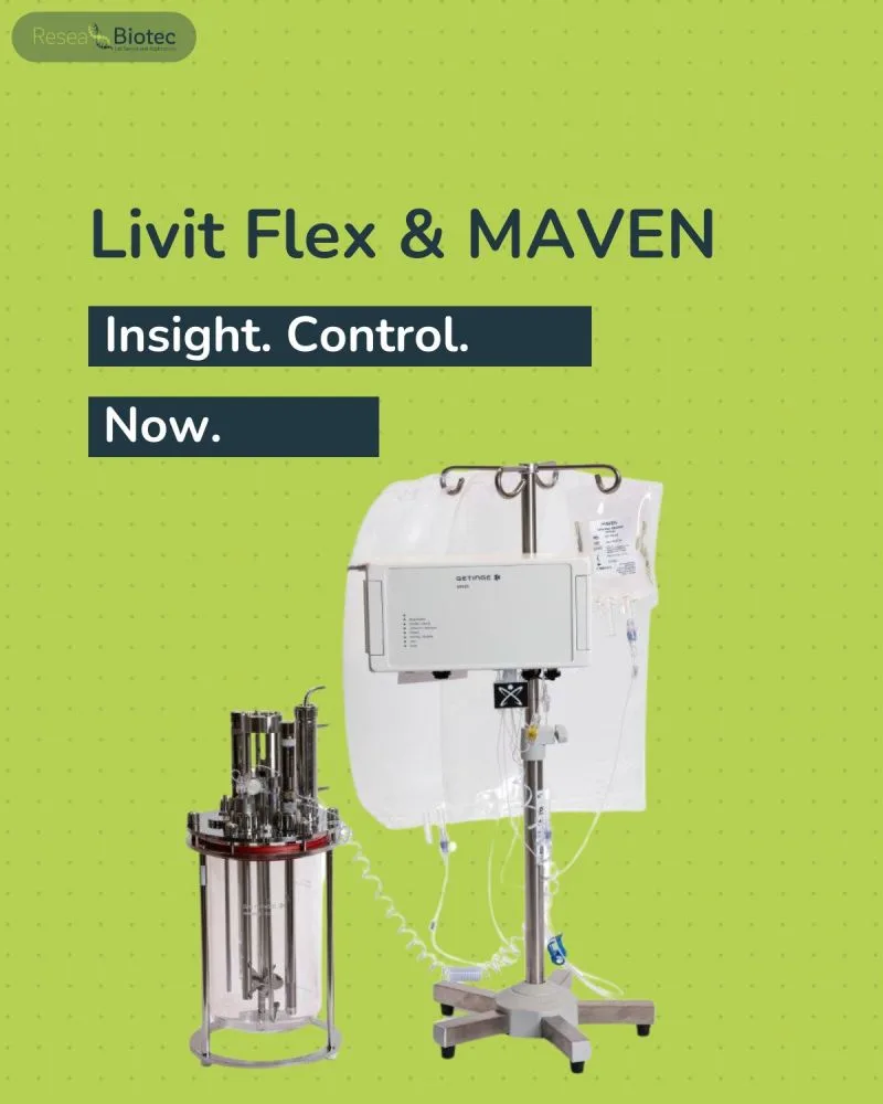 Real-time glucose and lactate monitoring with Repligen MAVEN on Livit Flex